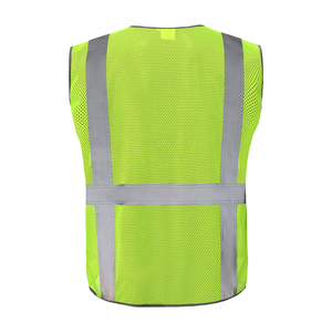 Áo phản quang an toàn bán chạy, đạt chuẩn ANSI Class 2 EN ISO 20471, khóa kéo, màu sắc tùy chỉnh, chất liệu phản quang - Product Image 4