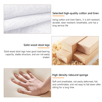 Haushalt Kleine Bank Multifunktion ale Einfache Moderne Nesting Schuh wechsel Magic Square Hocker Wohnzimmer Sofa Fuß stütze Ottoman