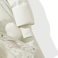Veste longue d'hiver pour homme LXF 25-26, couleur unie, à capuche, rembourrée, en duvet blanc, coupe-vent pour l'extérieur