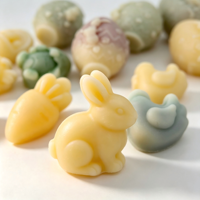 Bonbons en cire liquide en forme de lapin, œuf, poussin et carotte pour les enfants, cadeau de chasse aux œufs de Pâques