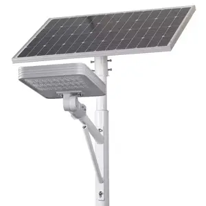 独立户外防水太阳能照明系统半集成太阳能路灯与太阳能电池板100W