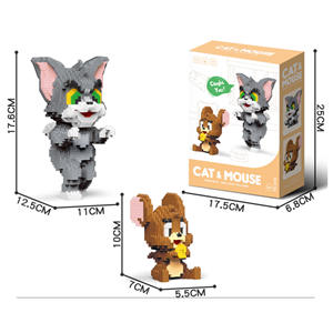 Set <span class=keywords><strong>de</strong></span> Construcción Epic Cheese Chase - Bloques Inspirados en Dibujos Animados Clásicos con Piezas Móviles y Soporte <span class=keywords><strong>de</strong></span> Exhibición - Product Image 2