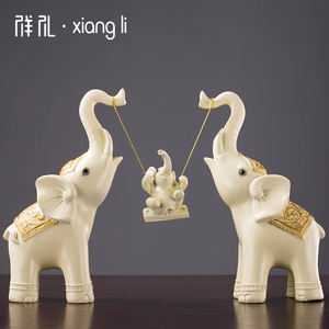 Creative <b>Elephant</b> Ornament Resin New Home Gift for Living Room Wine Cabinet Entrance TV Cabinet Home Room <b>Decoration</b> - Product Image 3