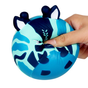 Jouet anti-stress rond en forme de tête de cerf Pu Ball pour enfants de 2 à 4 ans, jouet unisexe, cadeau - Product Image 3