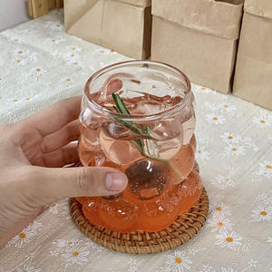 <span class=keywords><strong>Verre</strong></span> moderne de grande taille, fabriqué à la main, à <span class=keywords><strong>double</strong></span> <span class=keywords><strong>paroi</strong></span>, isolé, résistant à la chaleur, en borosilicate, de forme créative en forme de raisin, respectueux de l'environnement, nouveau design - Product Image 4