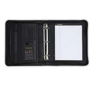 Leo Torresi New Design Genuine Leather Conference Folder Executive Folder for Men & Women- Black - Product Image 4