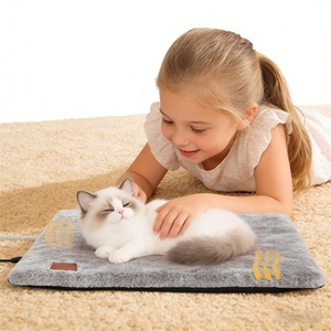 Modern Kendiliğinden Isınan Kedi Yatağı, Çıkarılabilir Kılıf, Kaymaz Taban, Yıkanabilir, Sıcak Termal Kendiliğinden Isınan Kedi Köpek Minderi, Kış İçin - Product Image 3