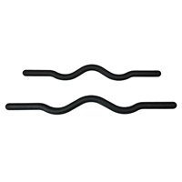 Barre de musculation NQ SPORTS pour fitness, Pilates, barre de curl, haltères, entraînement de force, barre en silicone