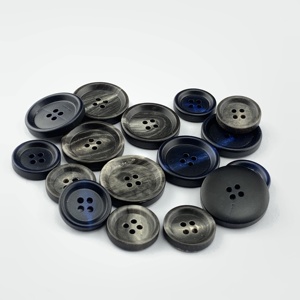 Boutons de costume élégants <span class=keywords><strong>WIKO</strong></span> WKRH03242 à 4 trous en corne de buffle, colorés, lavage à sec - Product Image 4