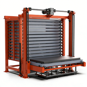 מדפי אחסון אנכיים למתכת כבדה עם בקרת PLC חכמה - Product Image 2