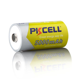 Tái chế lên đến 1200 lần 1.2V Ni-MH di động kích thước C 5000mAh <span class=keywords><strong>NiMH</strong></span> pin có thể sạc lại cho GPS - Product Image 1