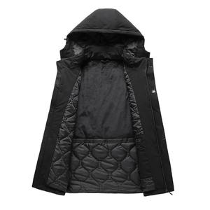 Veste de cyclisme longue à capuche imperméable, respirante et coupe-vent <span class=keywords><strong>MIDIAN</strong></span> CHINESE, avec revêtement d'hiver, séchage rapide, design personnalisé entièrement sublimé - Product Image 3