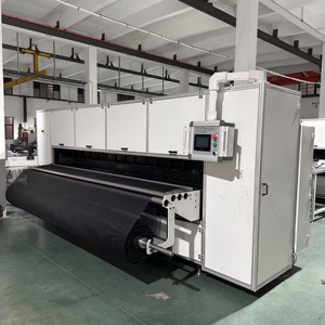 Hoàn toàn tự động Rèm Máy làm với động cơ PLC thành phần cốt lõi <span class=keywords><strong>pleating</strong></span> cắt Gấp thiết bị 1 năm bảo hành - Product Image 4