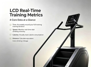 Electric Stair <b>Climber</b> Cardio <b>Machine</b> Adjustable Aluminum Alloy Gym Equipment Full Body Workout Commercial Use - Product Image 6