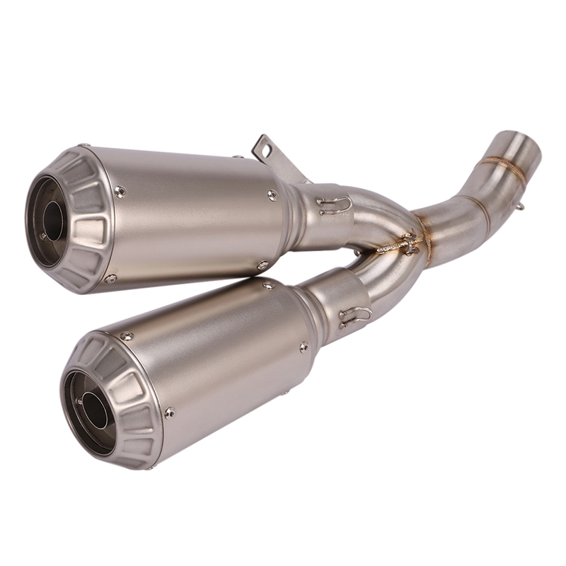 Слипоны для Ducati Scrambler 800 821 Monster 797 выхлопная труба мотоцикла GP Escape Модифицированная средняя Соединительная труба двойной глушитель DB Killer