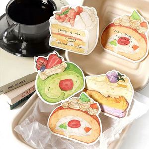 Self-Adhesive Customizable Special-Shaped Dessert Cake Theme <b>Memo</b> <b>Pads</b>-Beautiful Office Supplies for Learning Record <b>Memos</b> - Product Image 3