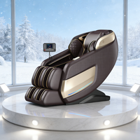Fauteuil de massage électrique de luxe 3D à gravité zéro haut de gamme en cuir PU, modèle 2025, pour étirement et massage corporel complet – Le meilleur de Chine