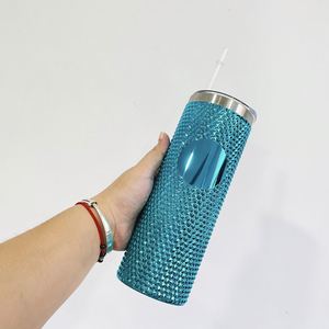 Vaso de Acero Inoxidable Brillante de 23oz con Diseño de Durian y Logotipo Personalizable, con Pajita de Plástico, desde Almacén de EE. UU. - Product Image 1