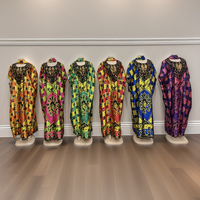 Robe musulmane africaine pour femmes, tendance, de haute qualité, à bas prix, imprimée, grande taille, ample, vente en gros mixte