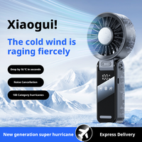 Ventilateur pliable rechargeable, mini turbine turbo, vent puissant à grande vitesse et chargement USB, silencieux