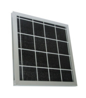 Baru Industri Filter karbon aktif dengan spons Mesh busa bingkai aluminium Panel konstruksi untuk sistem pemurnian