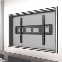 Soporte de Pared para TV de Acero Resistente con Capacidad de Carga de 100 kg para Pantallas de 50-100 Pulgadas