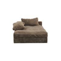 Canapé modulaire convertible de luxe, doux et massant, en mousse haute densité pour salon d'appartement, qualité supérieure pour la maison