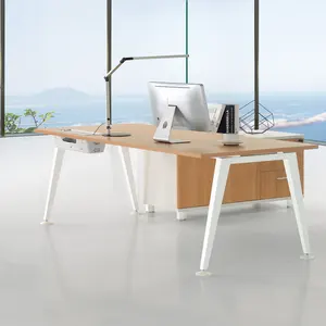 Luxury Metal Office Workstation Desk Frames Leg, computer desk metal legs frame