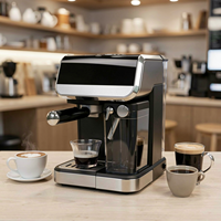 Petits appareils électroménagers, machine à café semi-automatique, 15 bars, écran tactile