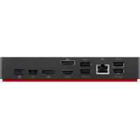 Station d'accueil universelle USB-C Lenovo ThinkPad 40AY0090, station d'accueil USB-C double 4K DP RJ45