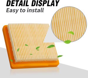 4180 141 0300 ไส้กรองอากาศอะลูมิเนียมอัลลอยด์ Jinge OEM <span class=keywords><strong>ส</strong></span>ำหรับเครื่องตัดหญ้าแบบ<span class=keywords><strong>ส</strong></span>ายเอ็นรุ่น KM91R/KM131/FS89/FS91/FS111/FS131/FS311/FC96 - Product Image 3