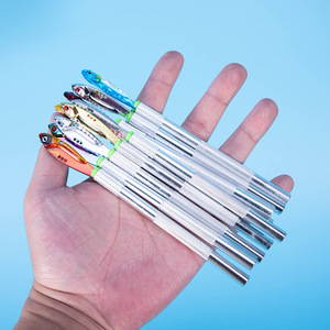 Thai Metal Betta Fish Training Stick Betta Splendens Juguete interactivo Guppy Pen Uso en interiores y exteriores Color de cola general Color de cabello - Product Image 4