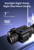 Caméra thermique à zoom optique 7x et monoculaire de vision nocturne infrarouge avec étanchéité IPX4 pour la chasse tactique en plein air