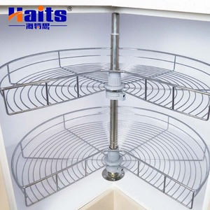 Magia Angolo 270 Gradi Cerchio Forte Ruotano Cestino Armadio Carrello - Product Image 1