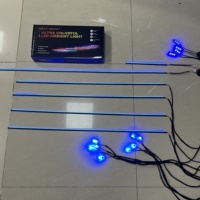 FLYDEE 18way 10way 6way Symphony Flow Chasing Atmósfera Luz RGB Color Acrílico Interior Dash Panel Car Ambient Light