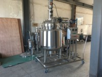 Machine à mélanger le savon liquide en acier inoxydable, chauffage électrique, double enveloppe, capacité 500L, homogénéisateur émulsifiant, pompe chimique