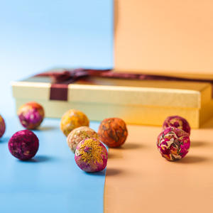 Yunnan Dragon Parel Cadeau Set 18 Stuks Bloeiende Theeballetjes Luxe Rose Jasmijn Geurende Zwarte Thee Smaakvol Souvenir Cadeau - Product Image 4