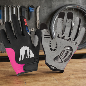 Customized Leather Touch Screen <b>MX</b> <b>Gloves</b> for Professional Motocross BMX Cycling-Full Finger Non-Slip Unisex - Product Image 3