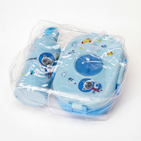 Boîte à lunch et gourde en plastique pour enfants, très vendues en Afrique, ensemble portable pour le marché du Nigéria, de l'Ouganda et du Congo