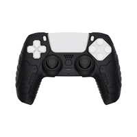 Housse de protection ergonomique antidérapante et antichoc de qualité supérieure avec découpes de précision, protection intégrale en silicone pour PS5