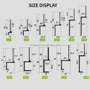 Perfil de Aluminio en Forma de L de Alta Calidad TK para Zócalo Empotrado, Línea Oculta en la Pared, Rodapié Metálico Empotrado, Perfil Decorativo con Espacio de Sombra - Product Image 6