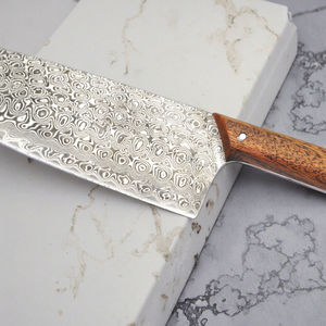 Cuchillos de Cocina Japoneses Hechos a Mano, Juego de Cuchillos Santoku, Acero Damasco Real de 67 Capas VG10, Estándar Profesional Japonés - Product Image 2