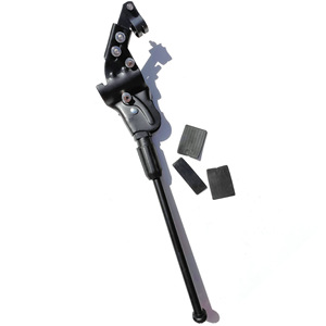 <b>Bicycle</b> Kickstand Aluminum Alloy 40-45Cm Side <b>Frame</b> Mount Black Color For Mountain Bike Parking Support - Product Image 2