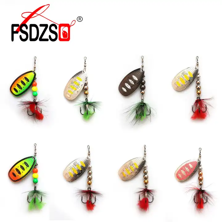 New Fishing Lures Brass Spoon Spinners