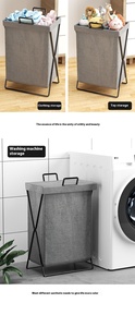 Cesta de <span class=keywords><strong>ropa</strong></span> <span class=keywords><strong>sucia</strong></span>, cesta de almacenamiento plegable, cesta para el hogar, <span class=keywords><strong>Cubo</strong></span> de <span class=keywords><strong>ropa</strong></span> de baño para el hogar - Product Image 5