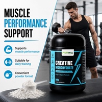 Poudre de créatine à haute concentration pour la musculation des adultes, le développement de la masse musculaire maigre, la prise de masse, la force, la récupération, le soutien immunitaire, végétalien