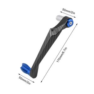 Protège-levers de moto universels en alliage d'aluminium de 7/8 pouces, bleus, pour protéger le guidon et le frein - Product Image 6