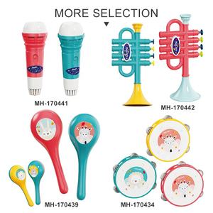 Enfants jouet instrument de musique <span class=keywords><strong>jouer</strong></span> ensemble tambour jouet en plastique <span class=keywords><strong>maracas</strong></span> tambourin - Product Image 5