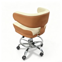 Chaise de casino réglable en hauteur avec roulettes, tabouret de jeu pivotant en cuir PU pour salle de poker