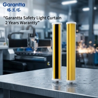 Capteur de sécurité pour machines alimentaires et de boissons, rideau lumineux de sécurité étanche IP69K 20 mm, résistant au lavage haute pression